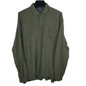 Polo Ralph Lauren Long Sleeve Polo Shirt Sweater Office Casual Preppy Academia